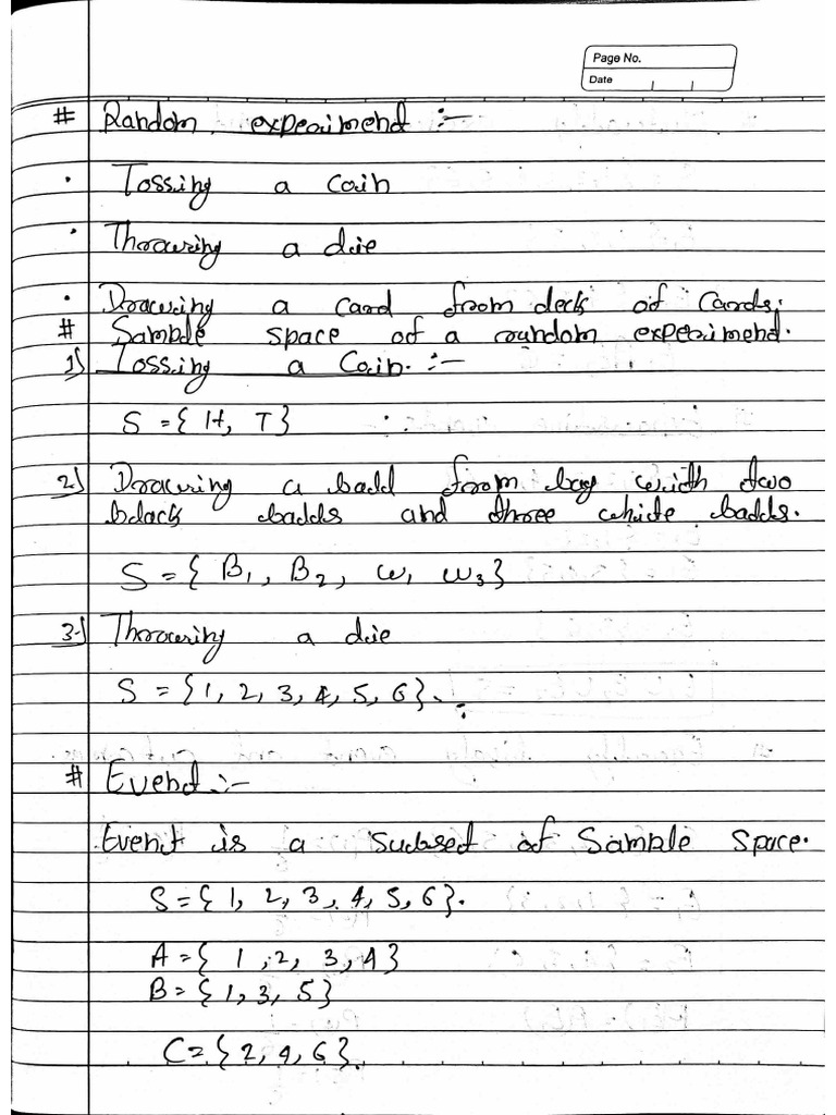 Maths Notes CH 1-2-3 | PDF