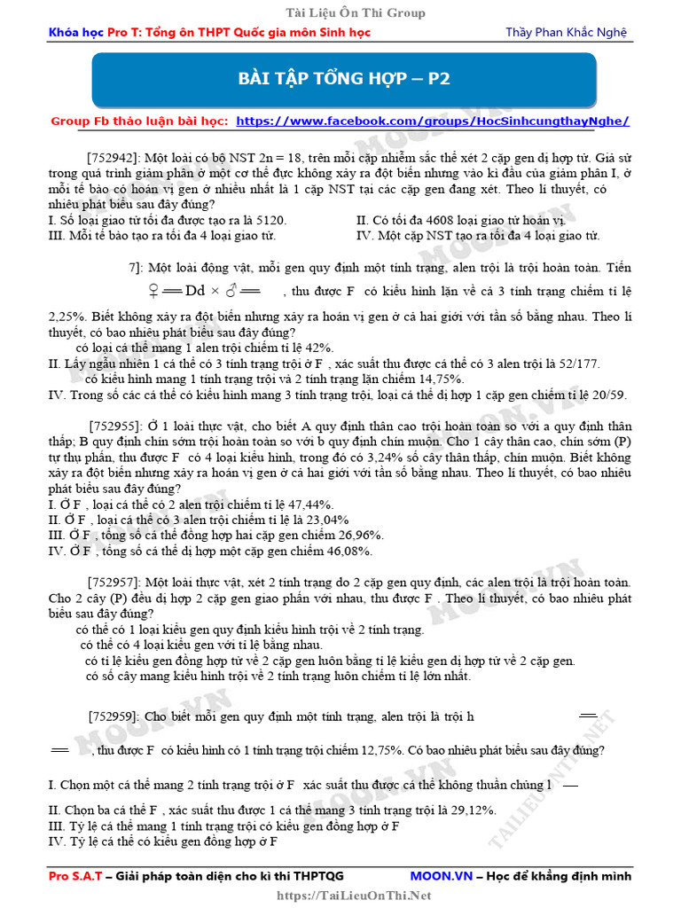 Thi Online Bai Tap Tong Hop P2 84268 610201993911AM | PDF