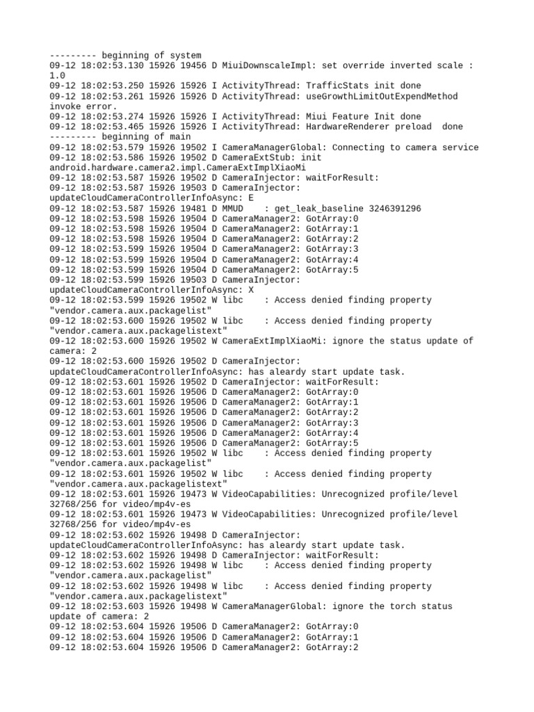 Logcat 1757671373521 | PDF | Computer Engineering | Software
