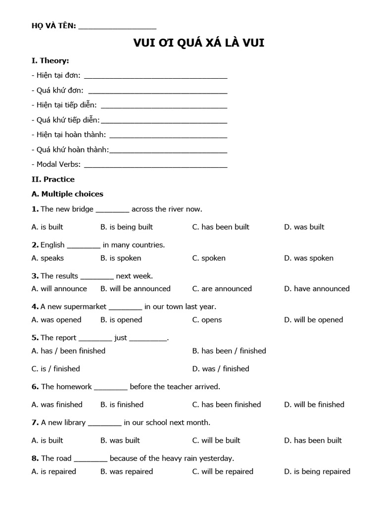 English Tenses and Practice Exercises | PDF | Chess Theory | Chess