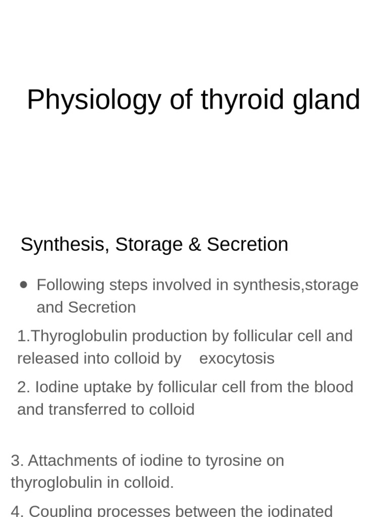 Surgery Demo Presentation Thyroid Gland Physiology | PDF | Thyroid ...