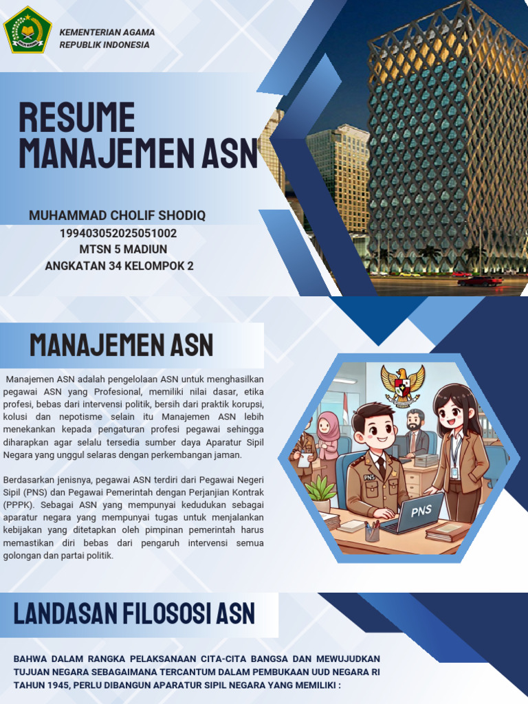 Resume Manajemen Asn | PDF