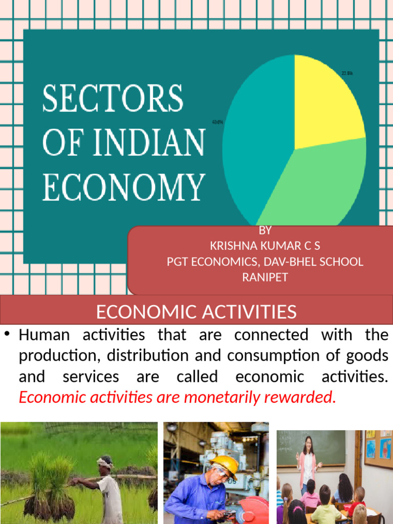 Sectors of Indian Economy | PDF | Employment | Gross Domestic Product