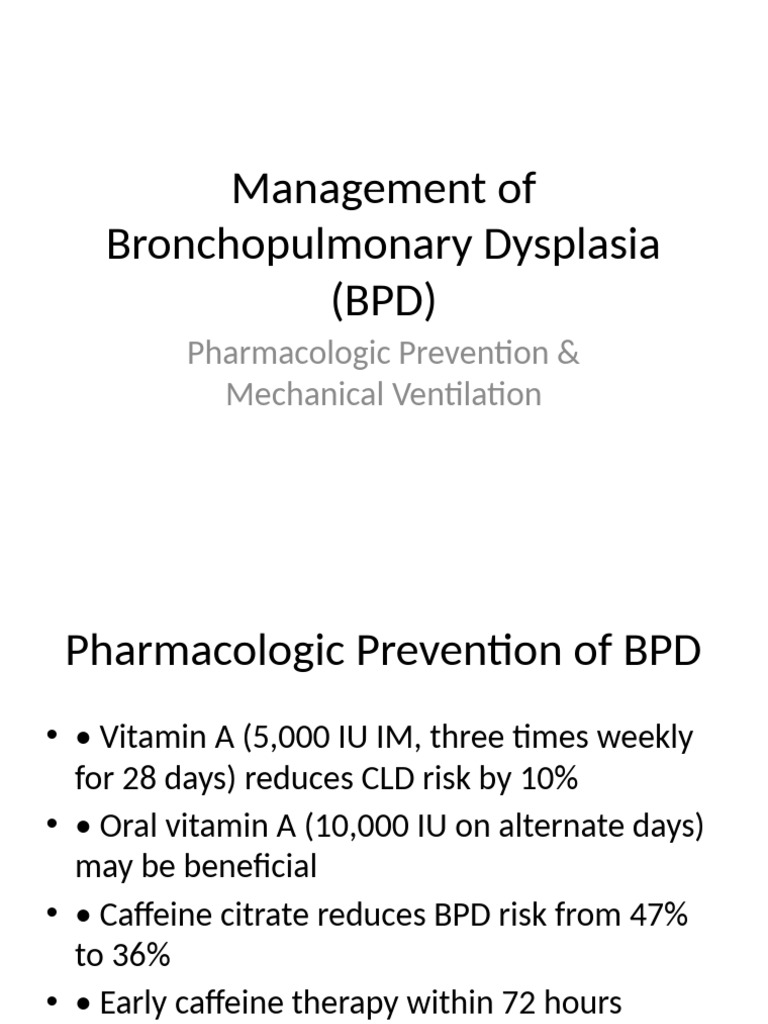 Bpd Management Pdf