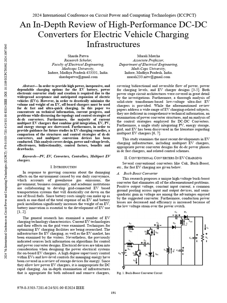 High-Performance DC-DC Converters for EVs | PDF | Electric Vehicle ...