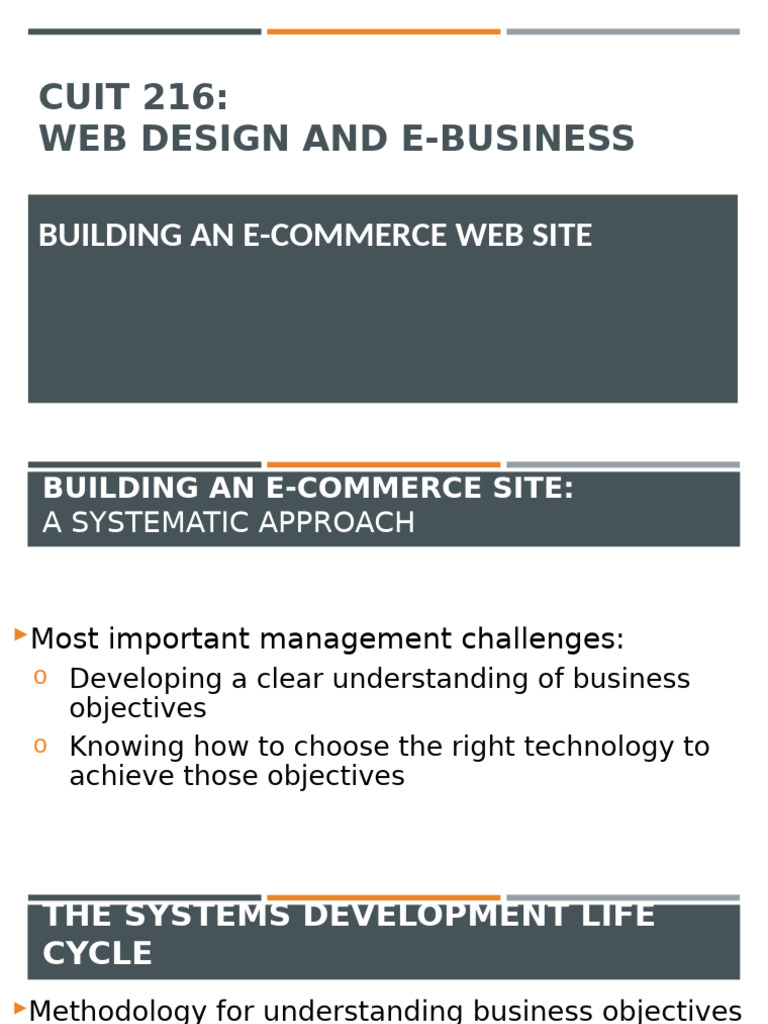 E-Commerce Website Development Guide | PDF | World Wide Web | Internet ...