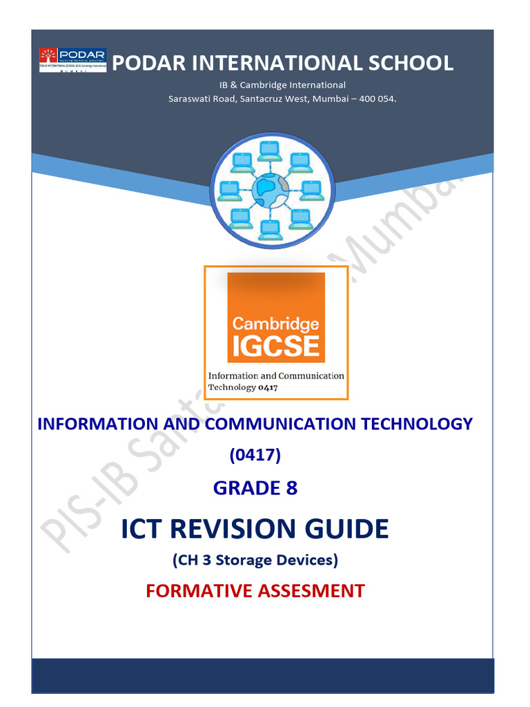 Grade 8 ICT Storage Devices Guide | PDF | Hard Disk Drive | Solid State ...
