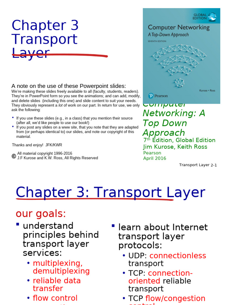 Understanding Transport Layer Protocols | PDF | Transmission Control ...