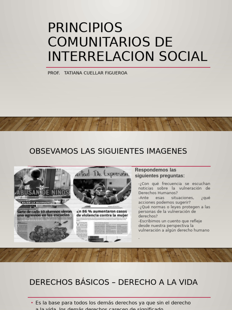 Principios Comunitarios y Derechos Humanos | PDF | Invalidez | Derechos ...