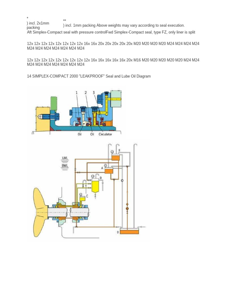 Simplex-Compact 2000 Seal Overview | PDF | Mechanical Engineering