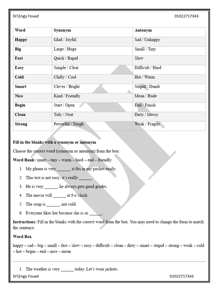 Clock Antonyms and Synonyms Guide | PDF | Chess Openings | Chess Theory