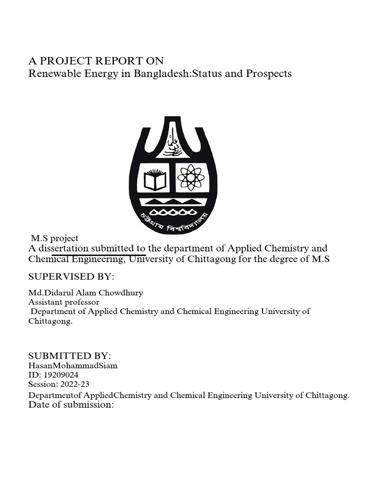 Renewable Energy Prospects in Bangladesh | PDF | Solar Power ...