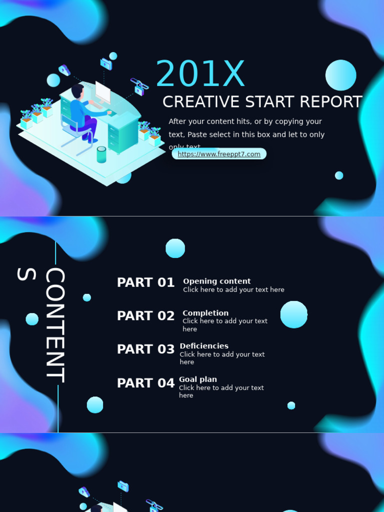 Creative Start Report Overview | PDF