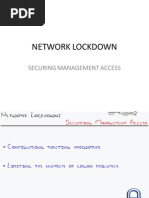 Network Lockdown Secure Access