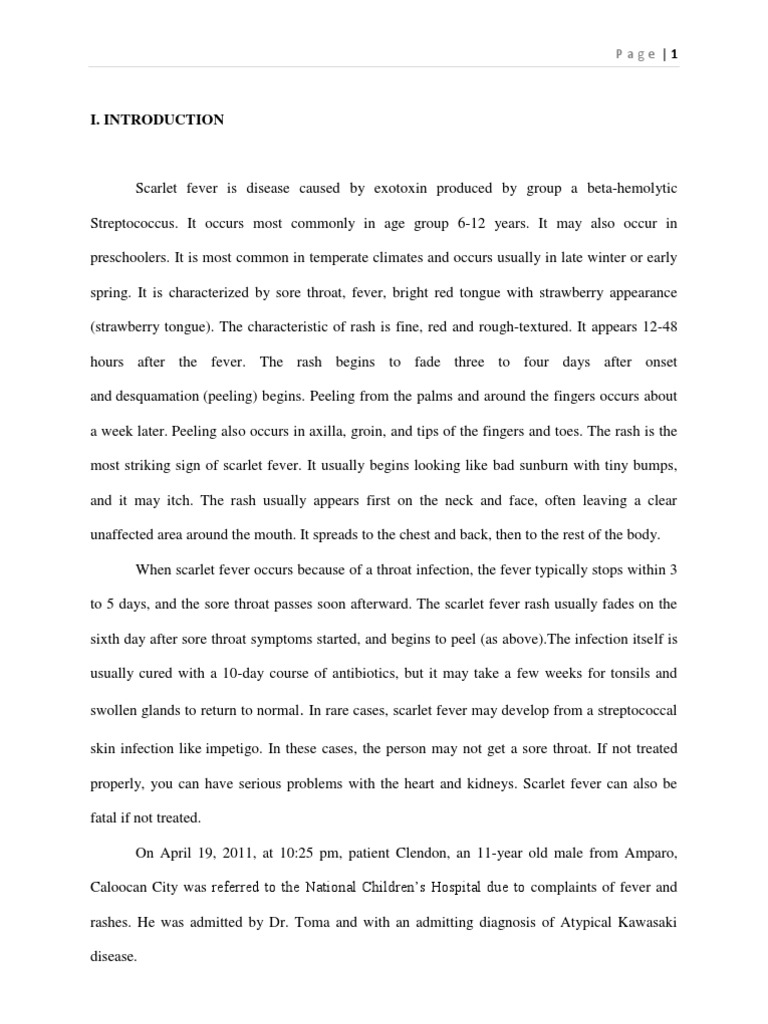 Fever case presentation image