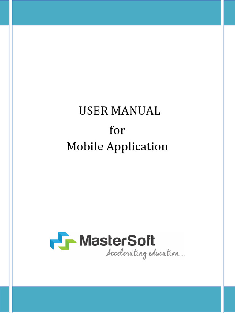 Mobile Student App User Manual | PDF | Mobile App | Password