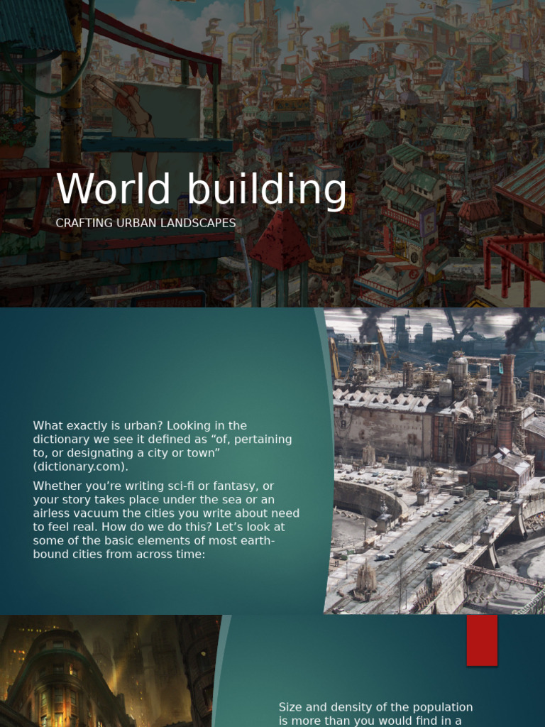 World Building Session 06 - Crafting Urban Landscapes | PDF
