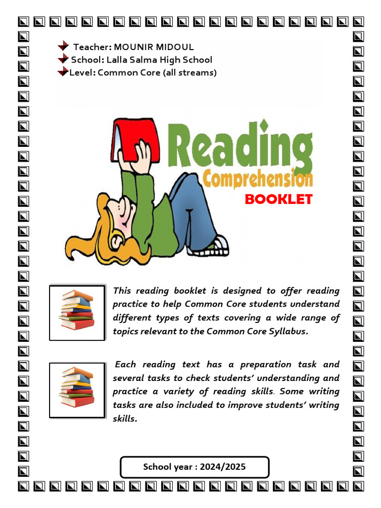Common Core Reading Practice Booklet | PDF | Foods | Healthy Diet