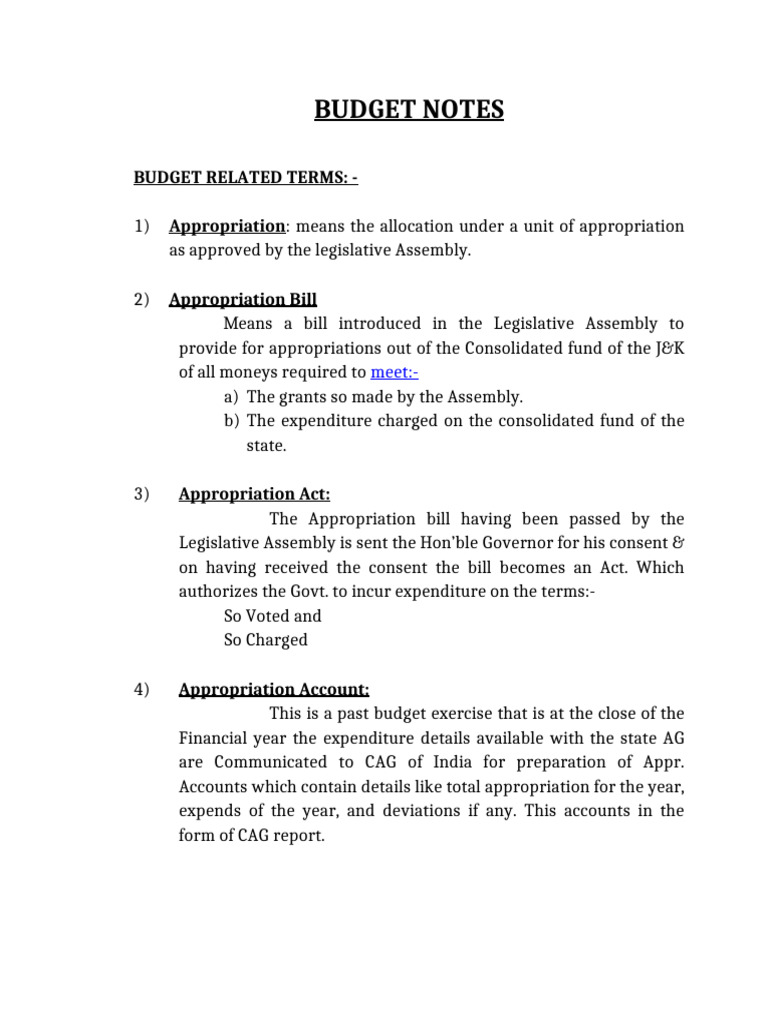 Budget | PDF | Budget | Government Budget Balance