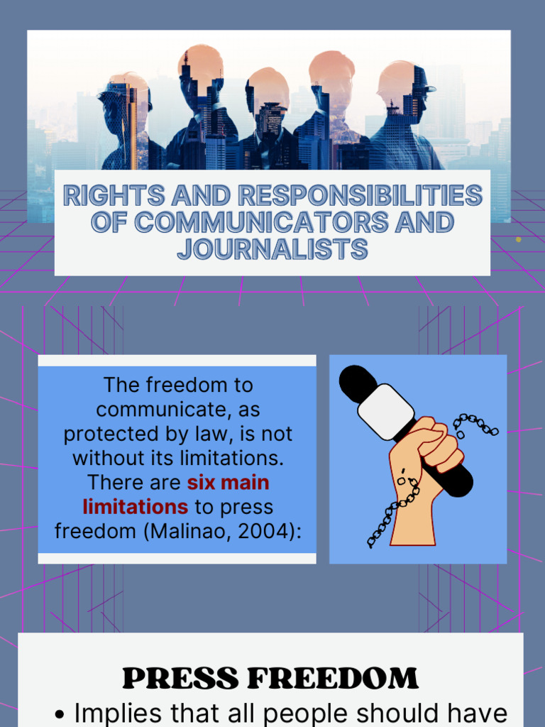 Communicators' Rights and Limitations | PDF | Defamation | Rights