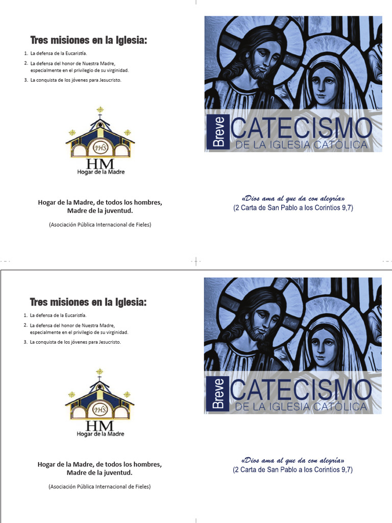 Misiones y Fundamentos de la Fe Cristiana | PDF | Sacramentos | María ...