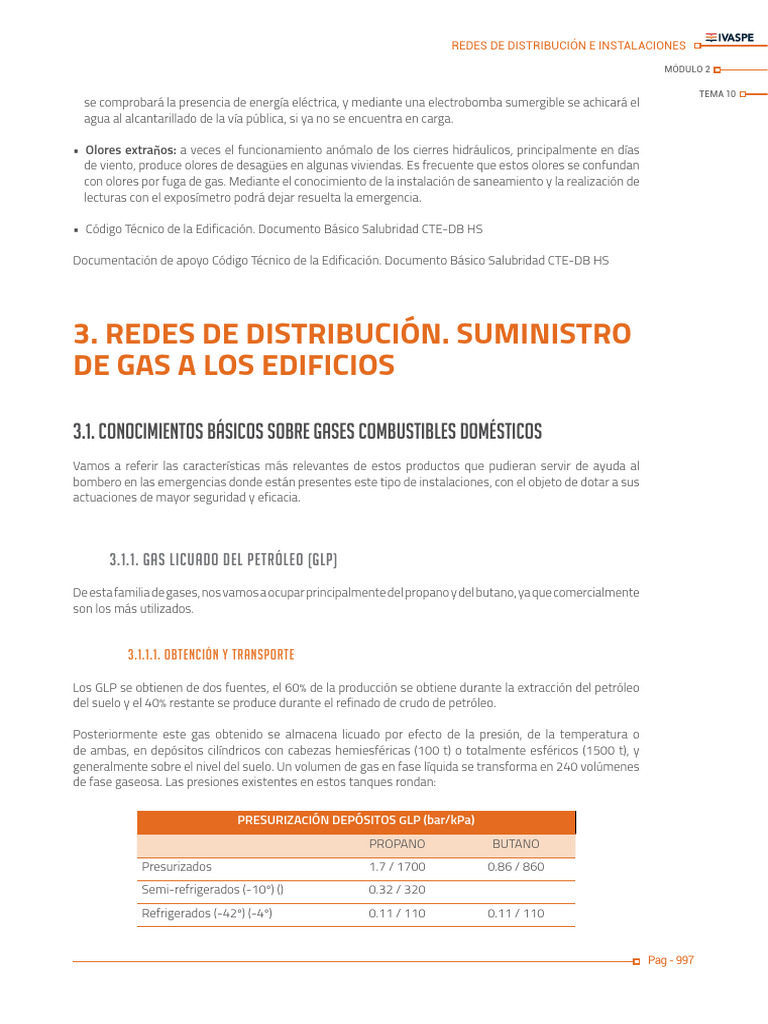 Redes de Distribución de Gas y GLP | PDF | Gas natural licuado | Gas de ...