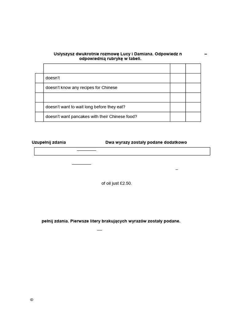 Focus1 2E Test Unit2 GroupA 1kol | PDF | Asian Cuisine | Food And Drink