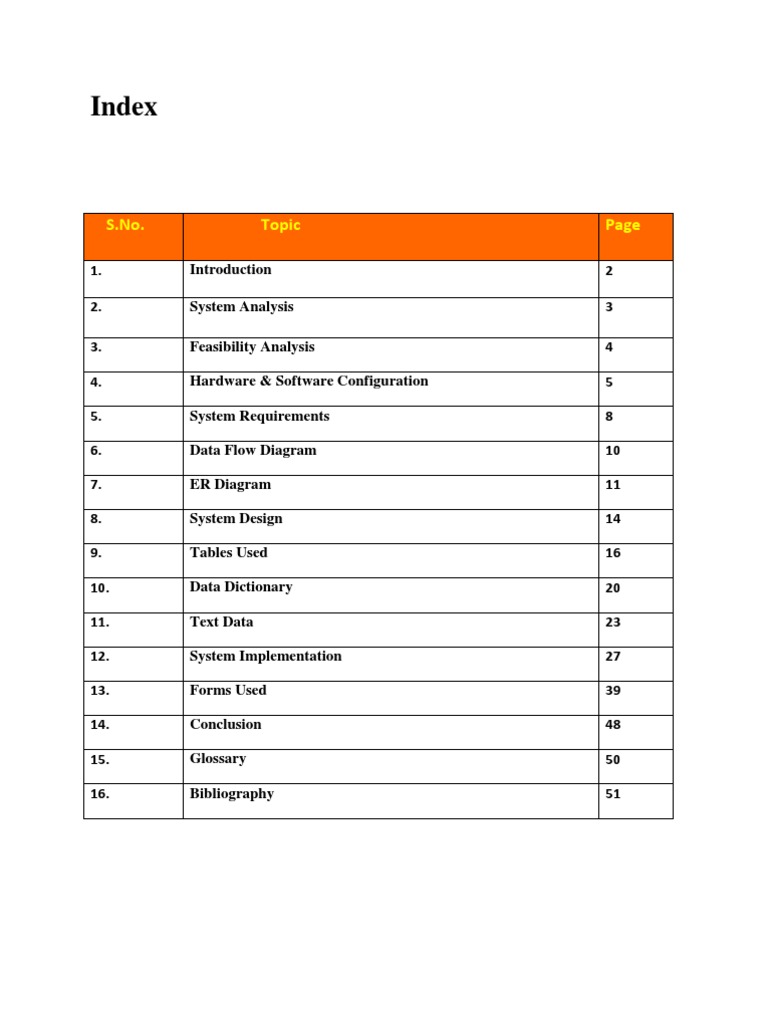 Index: S.No. Topic | PDF | Hospital | Computing