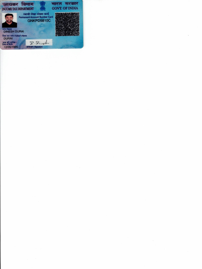 Pan Card | PDF