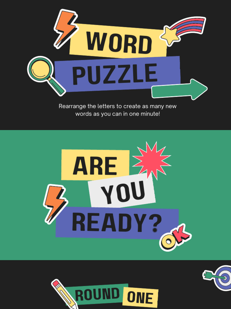One-Minute Word Rearrangement Challenge | PDF