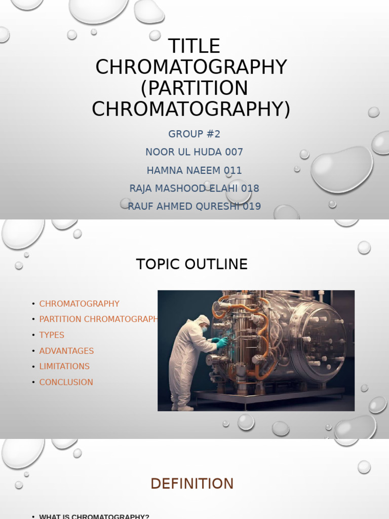 Overview of Partition Chromatography | PDF | Chromatography | High ...