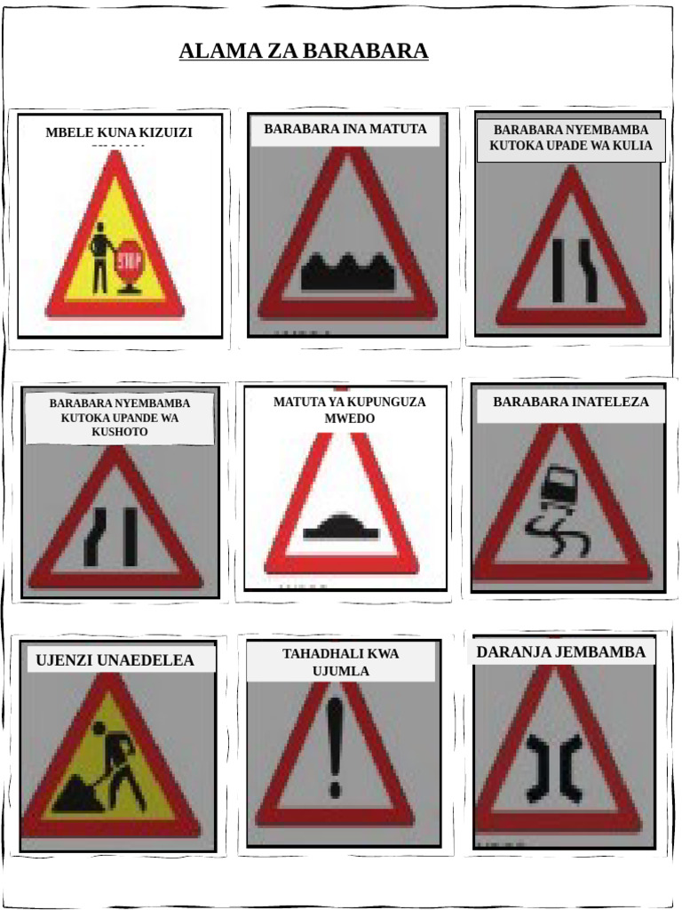 Rroad Signs | PDF