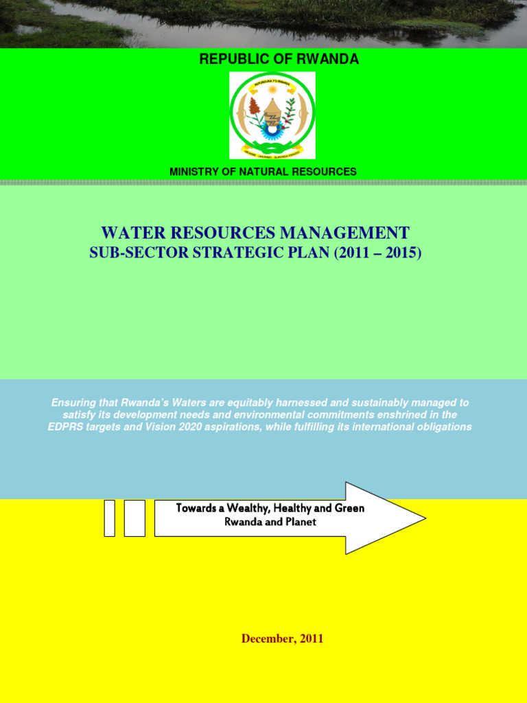 Rwanda Water Resources Management Plan | PDF | Water Resources | Water