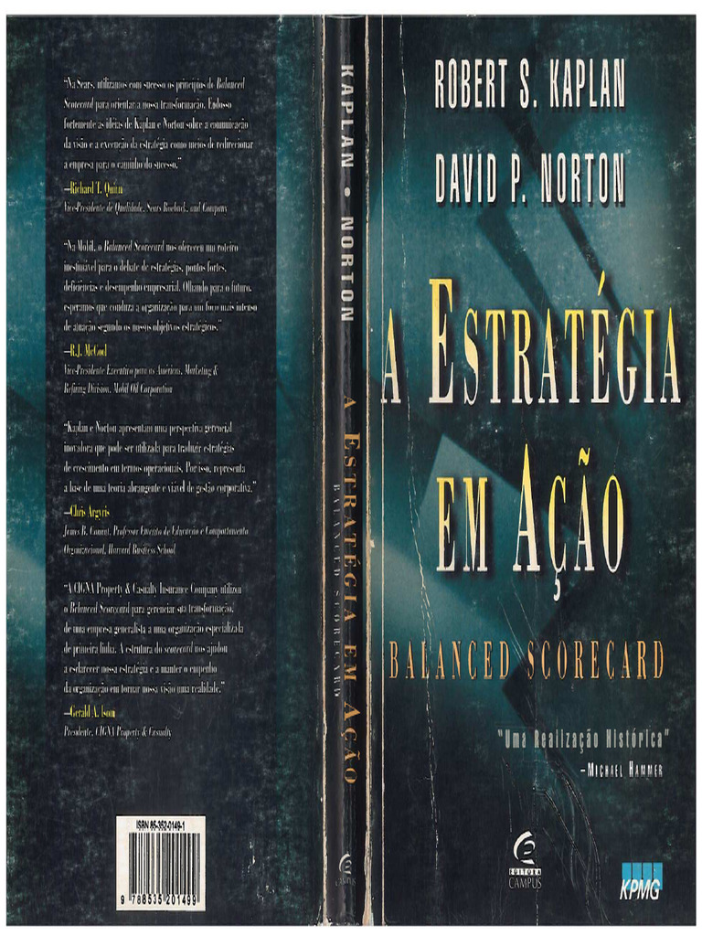 A Estratégia em Ação Balanced Scorecard Kaplan Norton | PDF