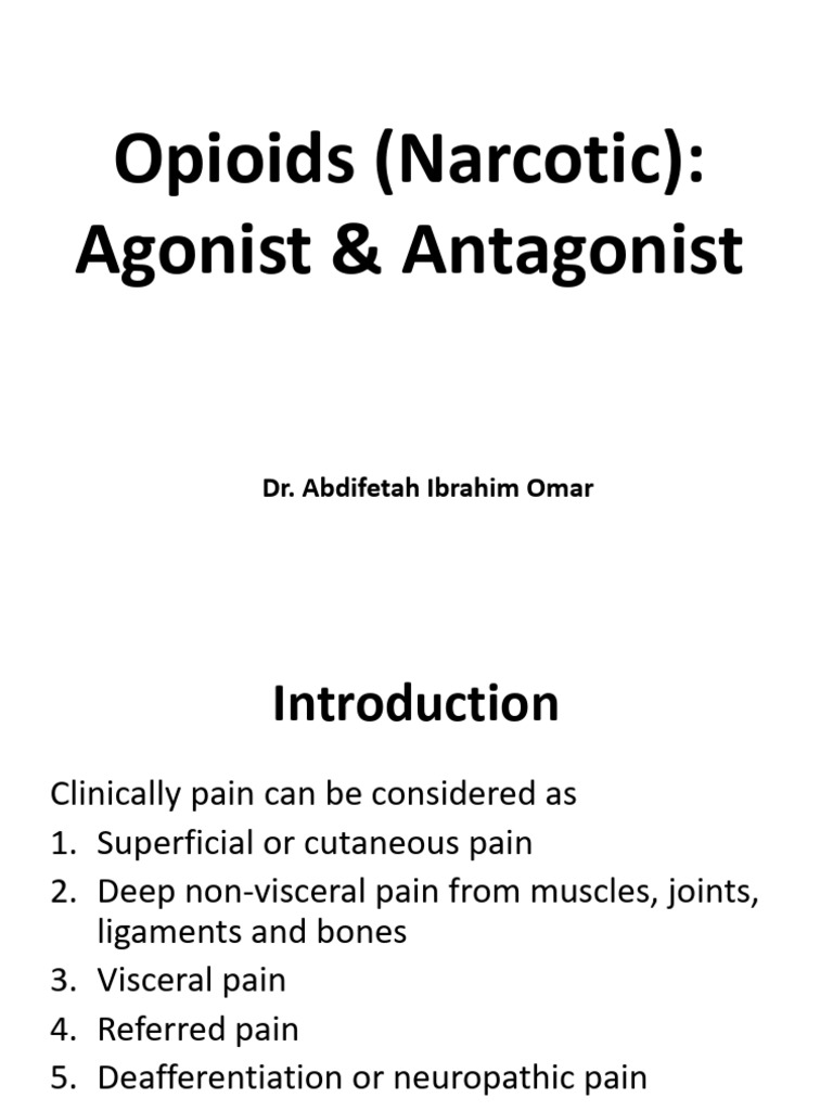 Opioid Analgesics: Types and Effects | PDF | Morphine | Opioid