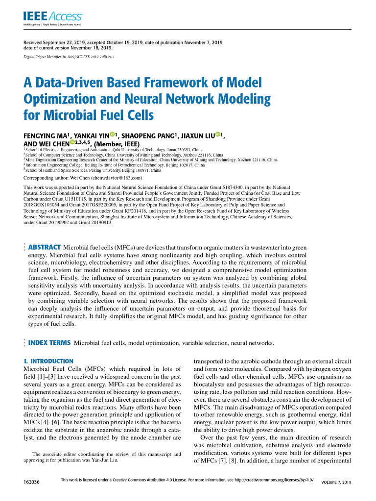 A Data-Driven Based Framework of Model Optimization and Neural Network ...