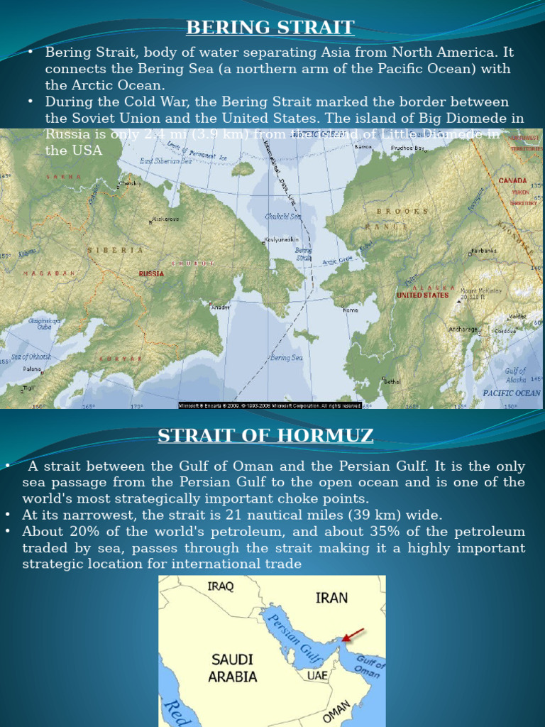 8.map of Straits, Deserts Etc With Describtion | PDF | Dardanelles | Desert