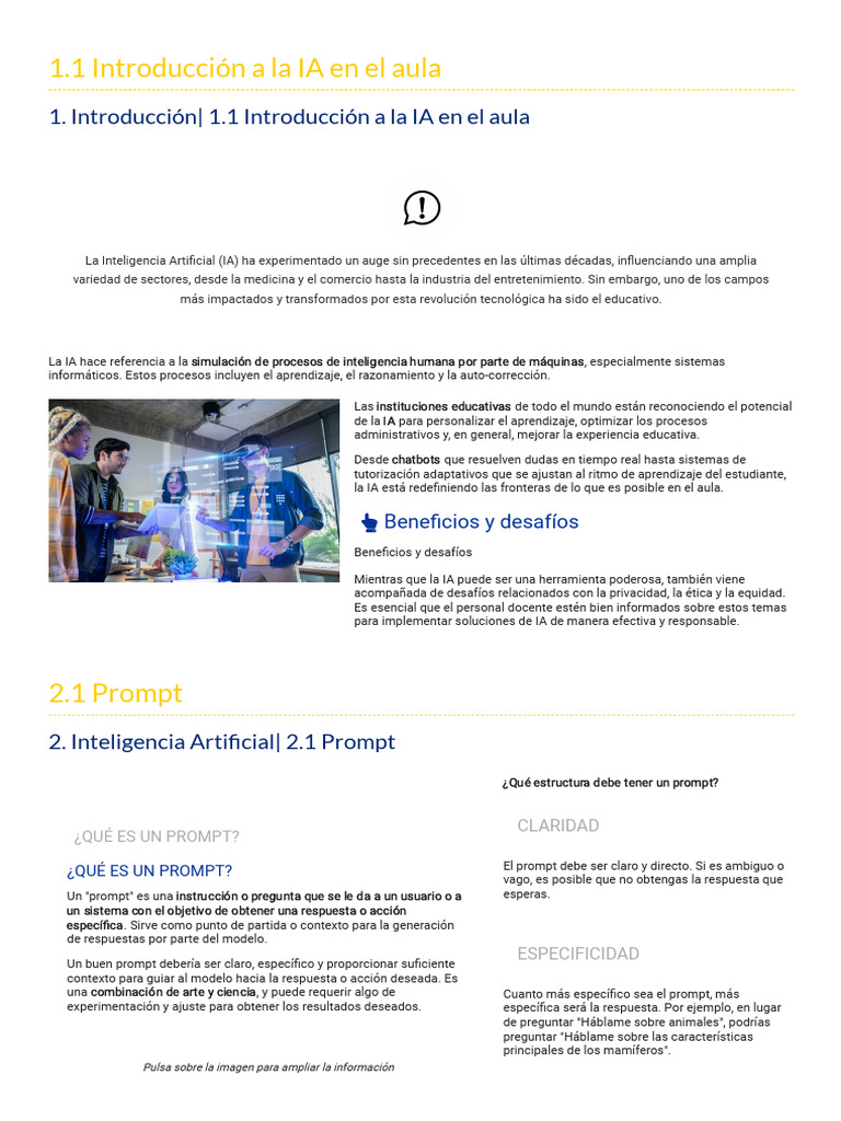 IA en el Aula: Herramientas y Beneficios | PDF | Inteligencia ...
