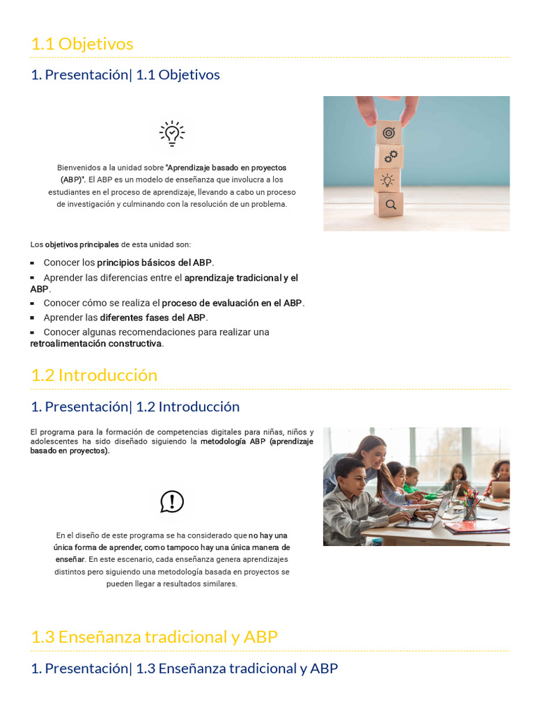 Fases del Aprendizaje Basado en Proyectos | PDF | Evaluación | Aprendizaje