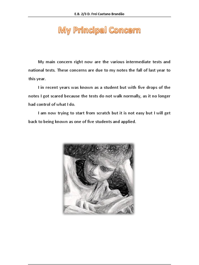 My Principal Concern | PDF | Language Arts & Discipline
