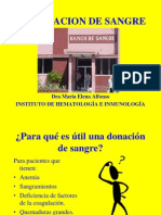 Promocion de La Donacion para Sitio Web