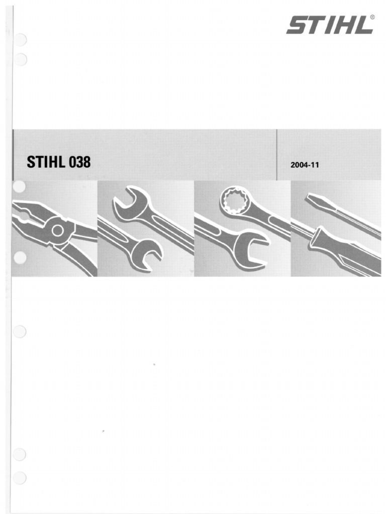 Stihl 038 ms380 MS381 Workshop Manual | PDF