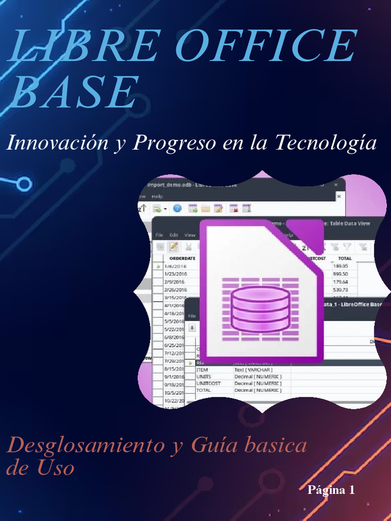 Guía Básica de LibreOffice Base y MariaDB | PDF | Bases de datos | Mi sql