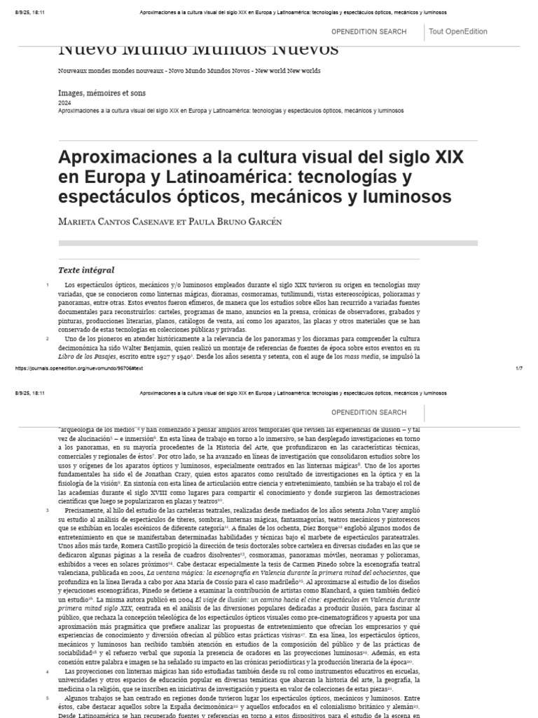 Cultura visual del siglo XIX en América y Europa | PDF | Educación en ...