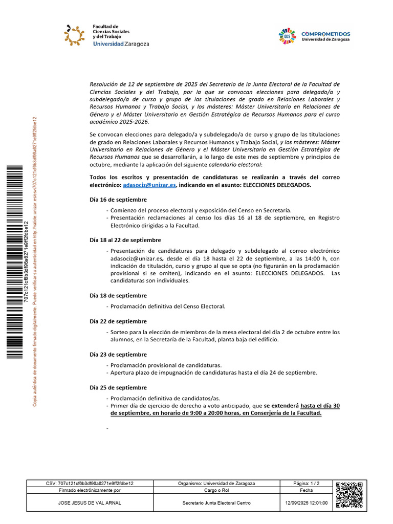 ResoluciÃ N+de+12+de+septiembre+de+2025+elecciones+ Report | PDF ...
