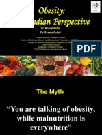 Obesity: The Indian Perspective: Dr. Anoop Misra Dr. Seema Gulati