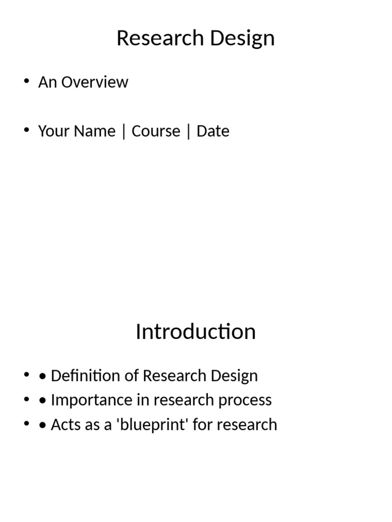Understanding Research Design Essentials | PDF