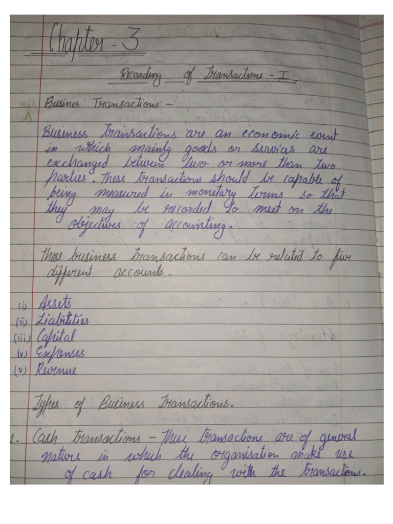 Class Notes | PDF