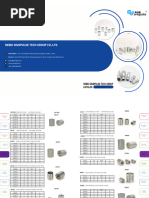 Dash Size Equivalents Reference Chart | PDF | Mechanical Engineering