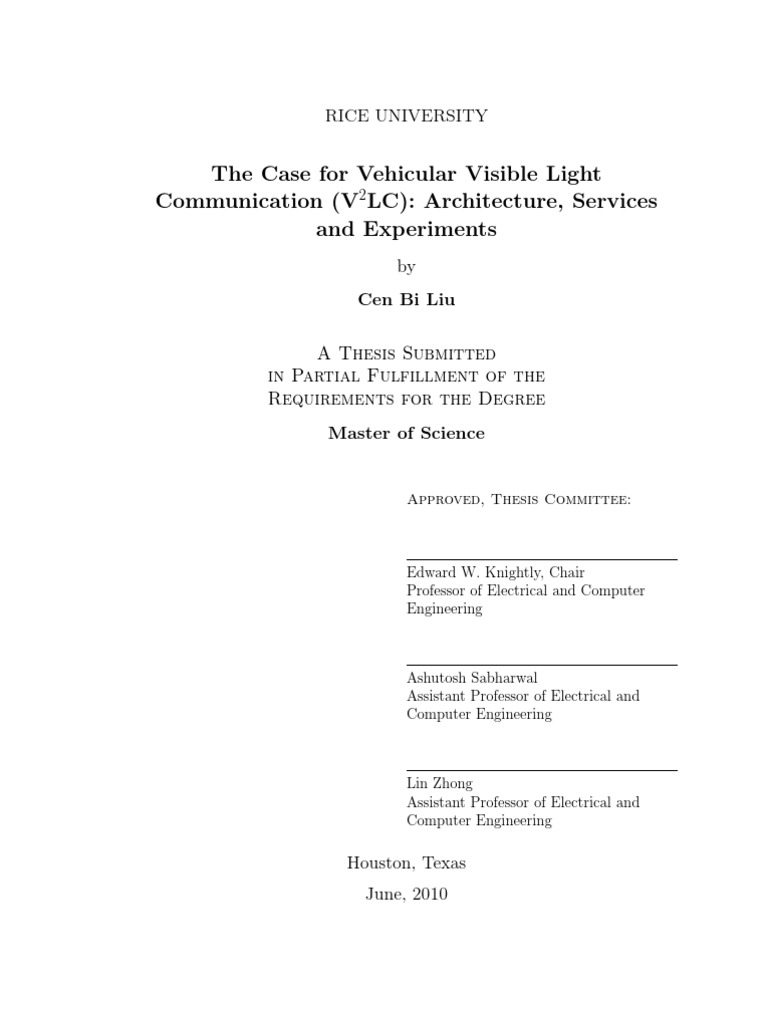 Visible Light Comm | PDF | Duplex (Telecommunications) | Routing